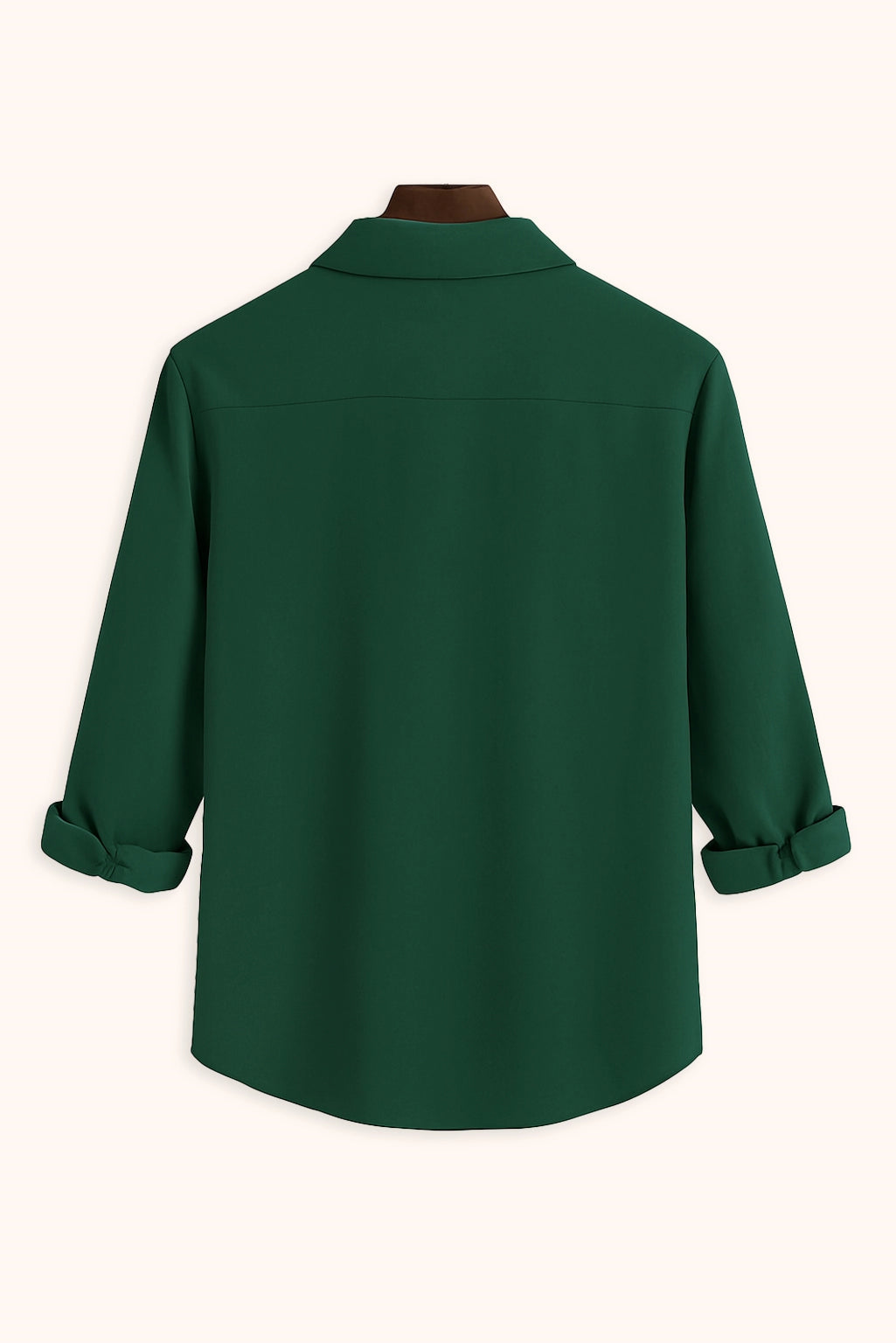 Brave Valvet Men’s Premium Full-Sleeve Shirt – Dark Green