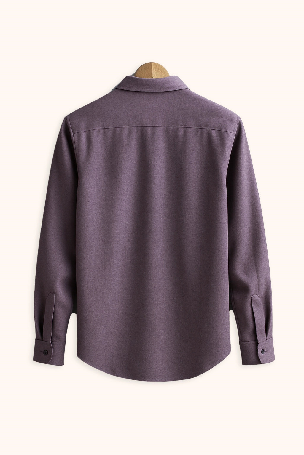 Brave Valvet Men’s Premium Full-Sleeve Button-Down Shirt – Purple