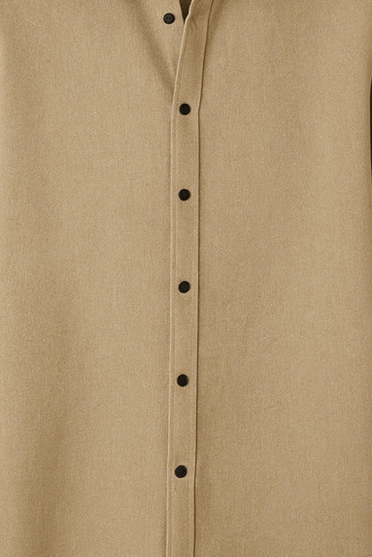 Brave Valvet Men’s Premium Full-Sleeve Button-Down Shirt – Apricot Beige
