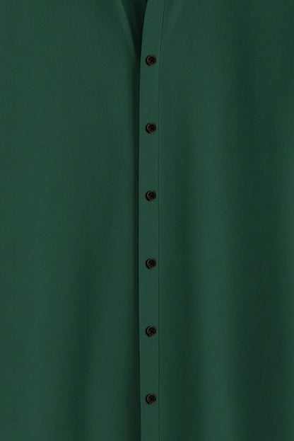 Brave Valvet Men’s Premium Full-Sleeve Shirt – Dark Green