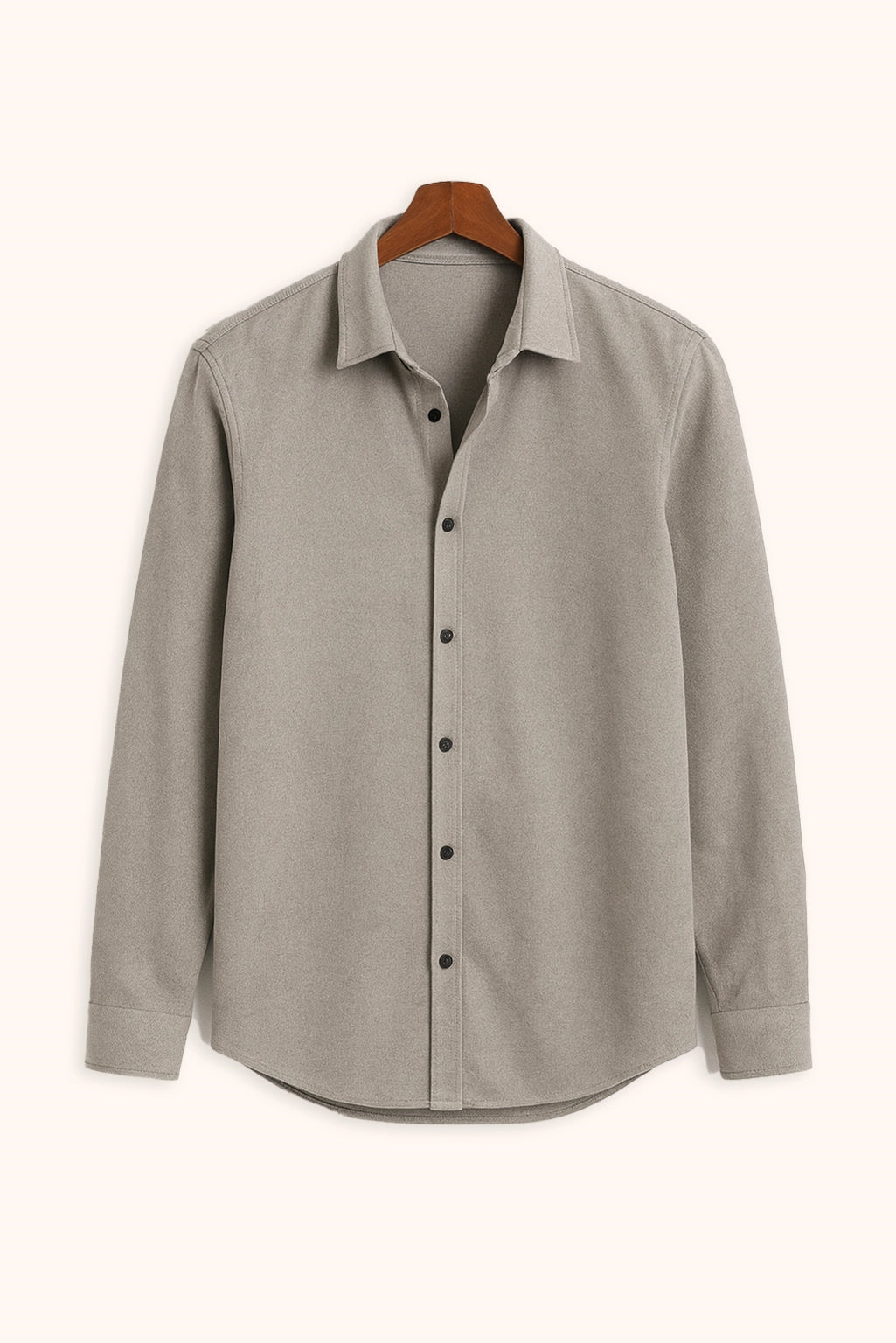 Brave Valvet Men’s Premium Full-Sleeve Shirt – Grey